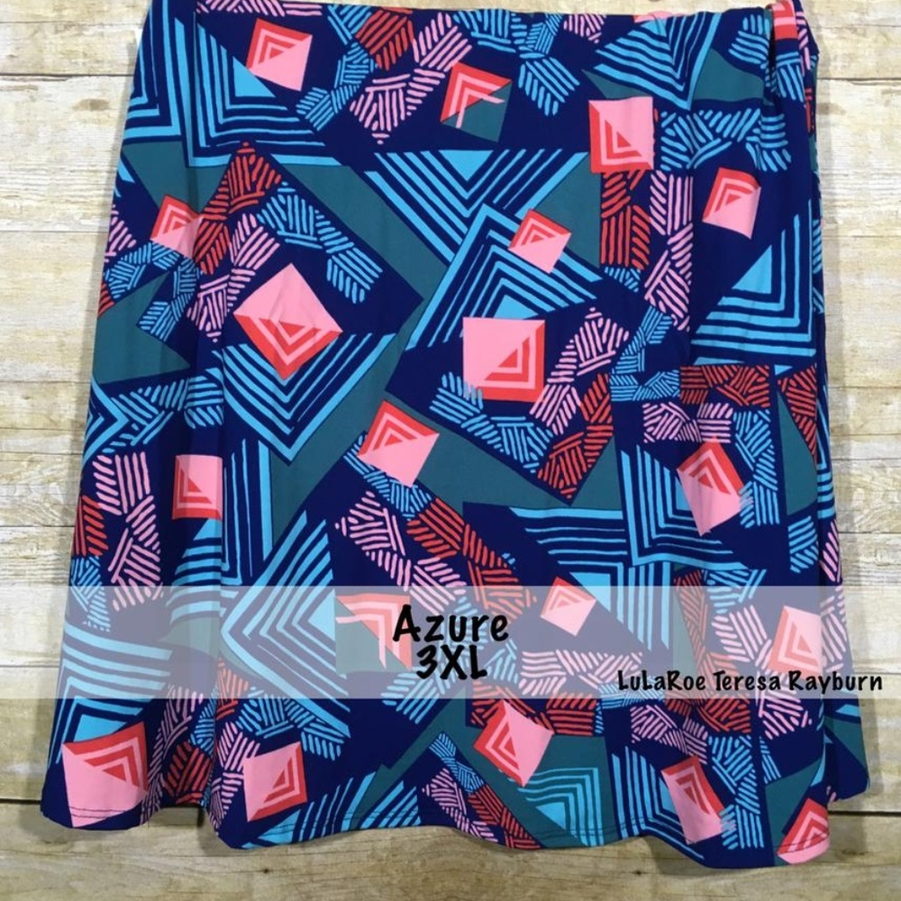 Lularoe Azure Skirt Size 3XL - Brand New with Tags